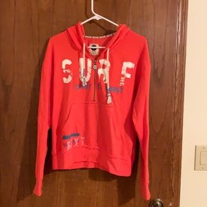 Roxy Surf Quarter Zip Hoodie - Size Medium